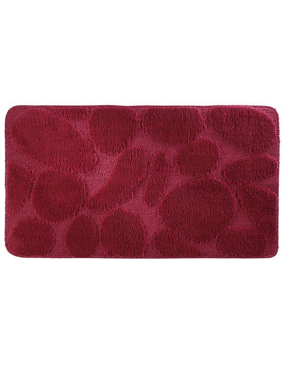Tapis de bain motif galets (prune) Tapis de bain motif galets (prune)